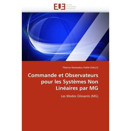 Commande et Observateurs pour les Systèmes Non Linéaires par MG, Ratgeber