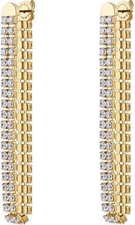 Image du produit Brosway Boucles d'oreilles longues plaquées or avec zircon cubique Desidery Beie030