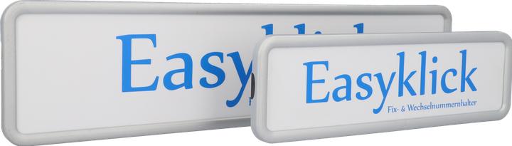 Produktbild Easyklick Kennzeichenhalter Set Langformat (Front + Heck, Langformat)