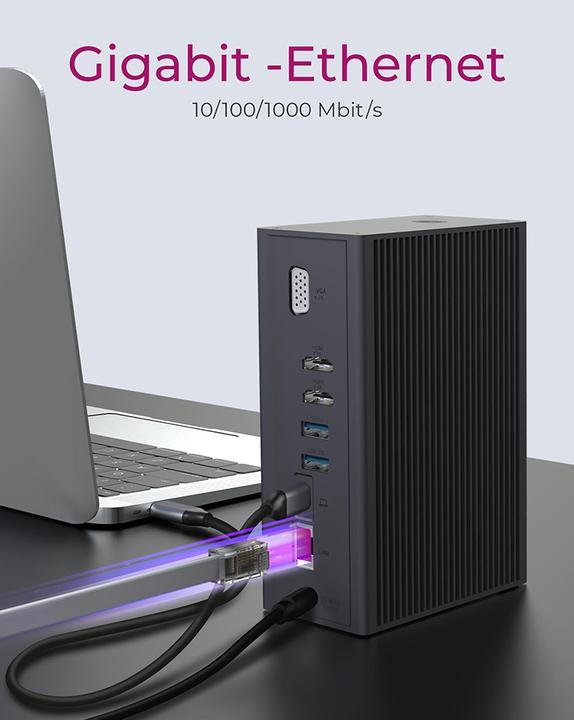 Produktbild Icy Box IB-DK2262AC (USB-C, 4 Ports)