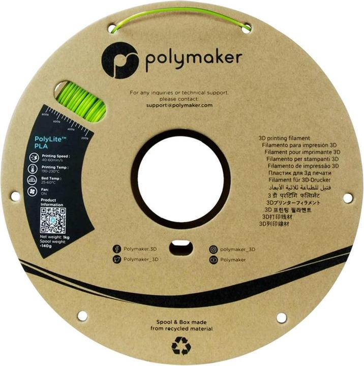 Image du produit Polymaker PolyLite Silk PLA Dual Color (PLA, 1.75 mm, 1000 g)
