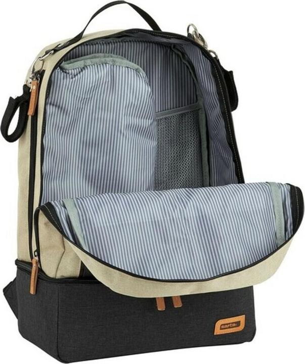 Actual product image Safta Wickelrucksack "Beige" - Wickeltasche