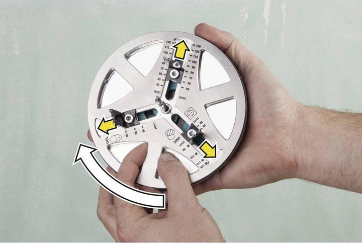 Image du produit wolfcraft Lochsäge verstellbar, Ø 45-130 mm (45 mm, 130 mm)