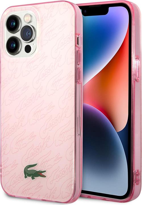 Image du produit Lacoste HC IML Double Layer & Dyed Bumper Signature Pattern Case (Apple iPhone 14 Pro Max)