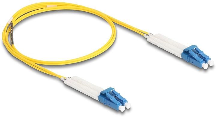 Produktbild Delock LWL Kabel LC-D > LC-D Singlemode OS2 winkelbar 1,0m (1 m)