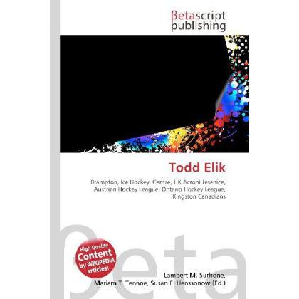 Todd Elik, Ratgeber von Lambert M. Surhone, Mariam T. Tennoe, Susan F. Henssonow