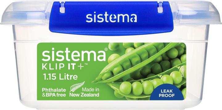 Actual product image Sistema KLIP IT PLUS freshness box 1.15 l blue (1.15 l)