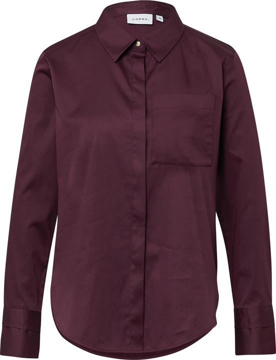 Immagine prodotto Comma Bluse Elastische Hemdbluse aus Popeline mit Brusttasche (38)