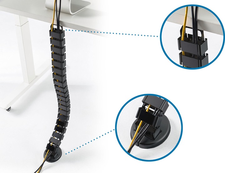 Actual product image Digitus Flexible Cable Routing with Adjustable Length (Cable conduit, 130 cm)