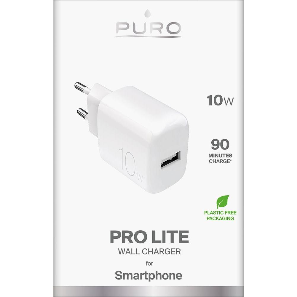 Thumbnail - Puro Ladegerät (10 W), USB Ladegerät, Weiss