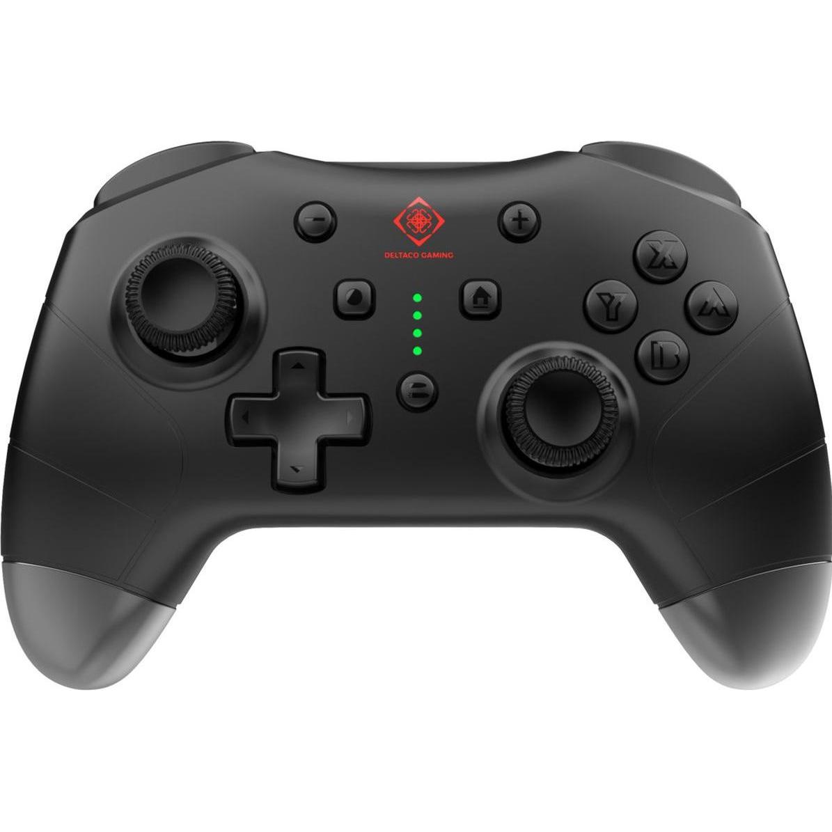 Deltaco Mini controller di gioco senza fili Swi (PC, DSi XL), Controller gaming, Nero