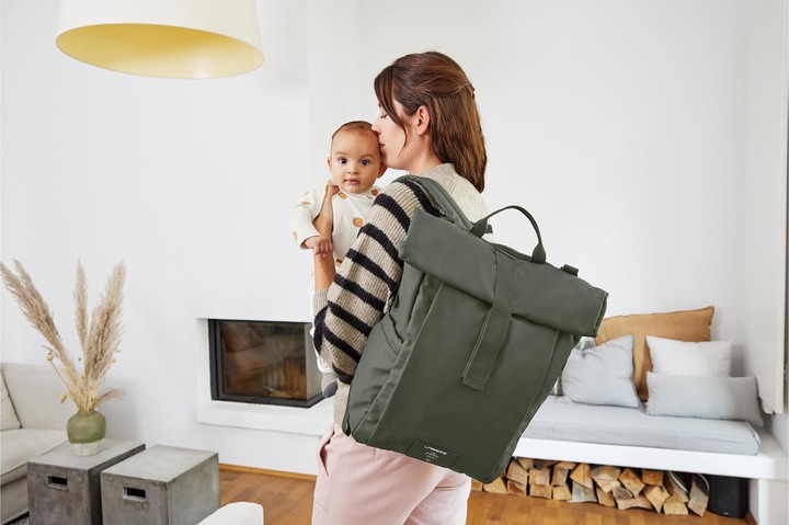 Actual product image Lässig Green Label Rolltop Up changing rucksack