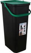 Actual product image Tontarelli bin with handle moda 38l green/black (38 l)
