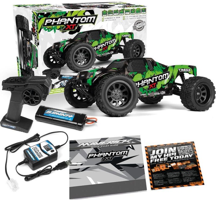 Actual product image Maverick Phantom XT 1:10 RTR truggy (RTR Ready-to-Run)