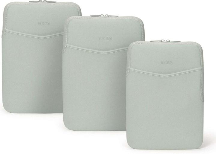 Actual product image Dicota Sleeve Eco SLIM S, silver sage (13", Microsoft) (13", Microsoft)