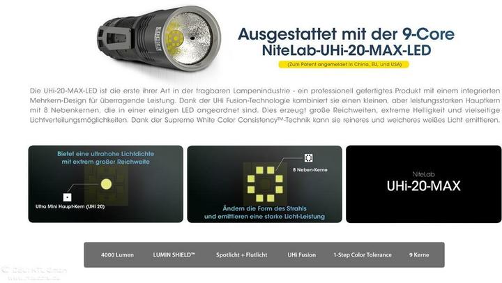 Actual product image Nitecore EDC33 (11.60 cm, 4000 lm)