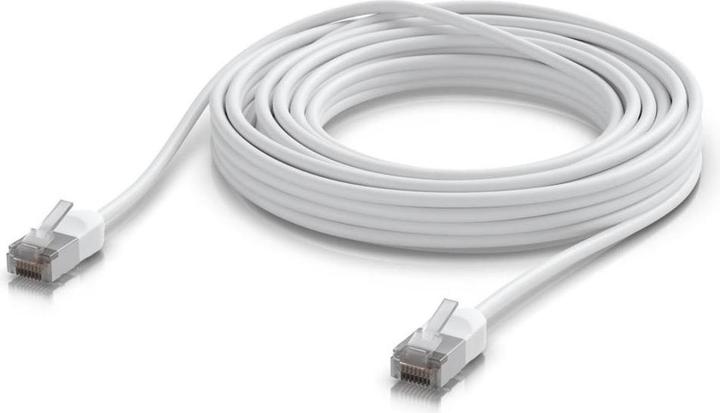 Actual product image Ubiquiti UACC-CABLE-PATCH-OUTDOOR-C6A-8M-W - Patchcable Cat.6a, S/FTP, 8m, white (S/FTP, CAT6a, 8 m)