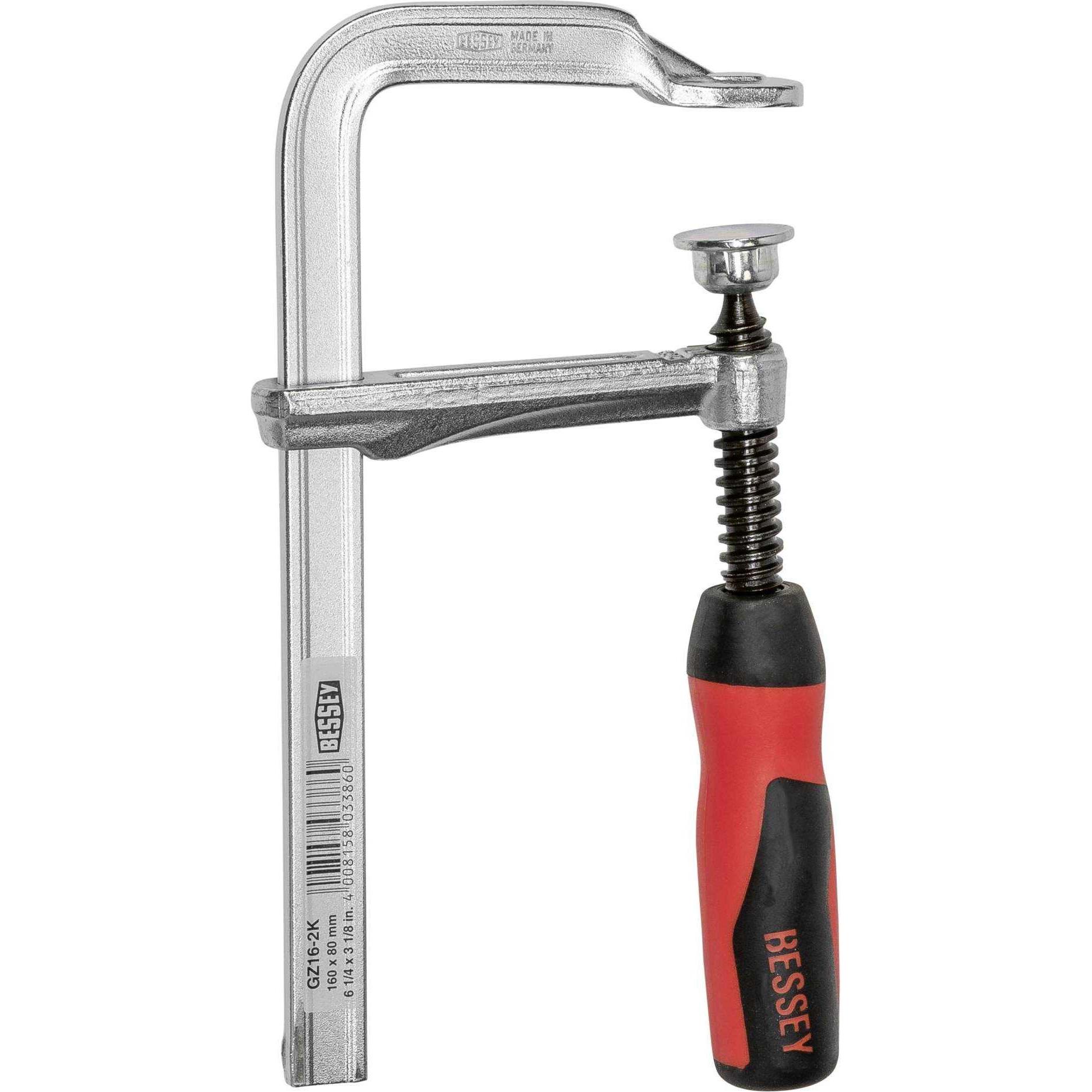 Bessey, Schraubstock + Zwinge, Ganzstahl-Schraubzwinge 160x80mm (160 mm)