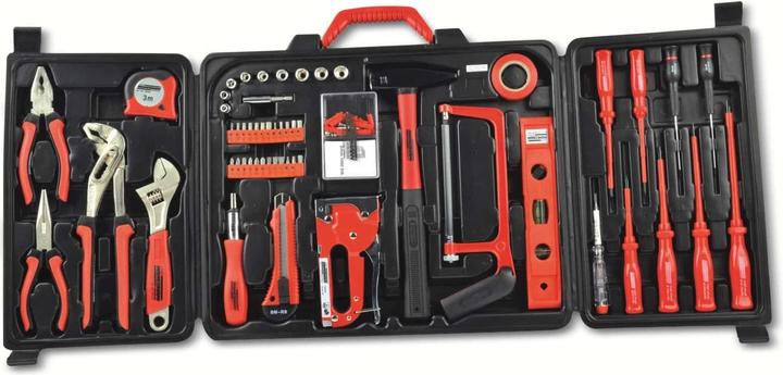 Actual product image Mannesmann Do-it-yourself tool set in suitcase (60 pieces)
