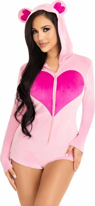 Produktbild Leg Avenue TEDDYBÃ„R-SAMT-BODYS, ROSA, M (M)