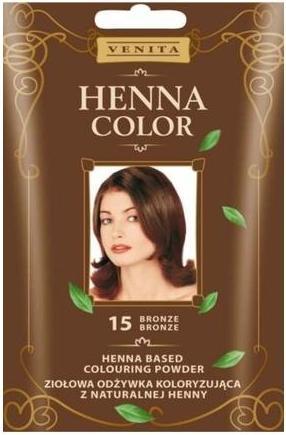 Venita - Henna Color Herbal Coloring Conditioner From Natural Henna 15 Bronze 25G