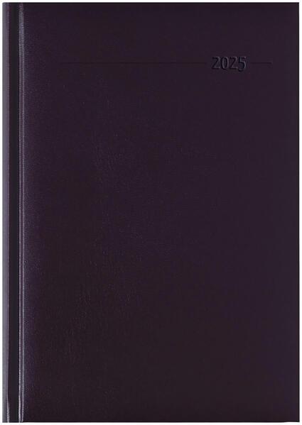 Actual product image Book calendar Balacron 2025 red, 15x21cm, pocket calendar in Balacron cover with 352 (A5, Hardcover, German)