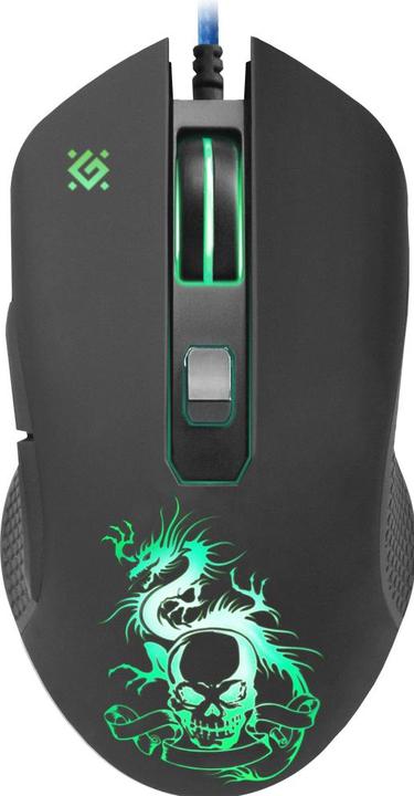 Produktbild Defender Sky Dragon 52090 (optisch, 3200 DPI, schwarz) (Kabelgebunden)