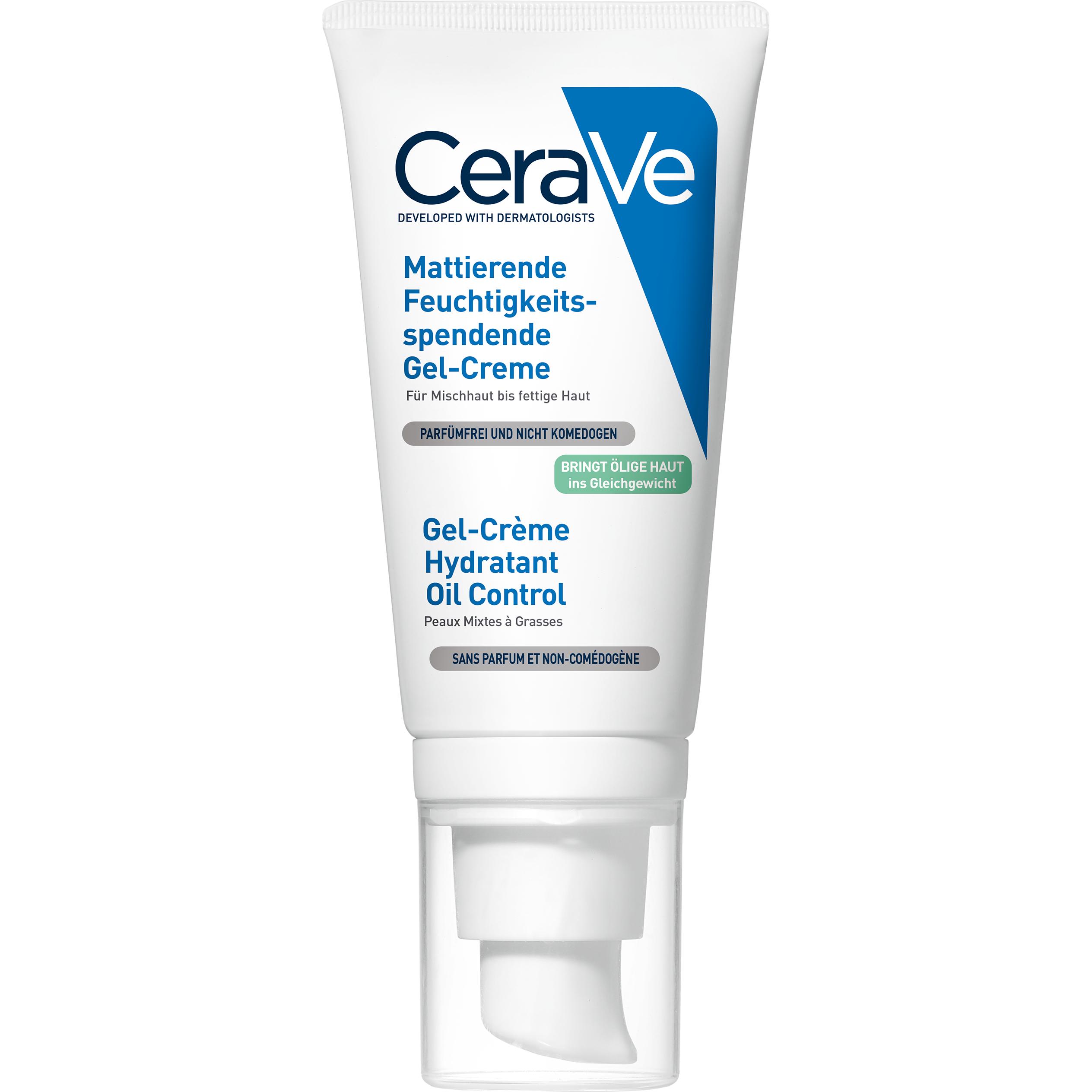 CeraVe, Gesichtscreme, Feuchtigkeitsspendende Gel-Creme (52 ml, Gesichtsgel, 24h Creme)