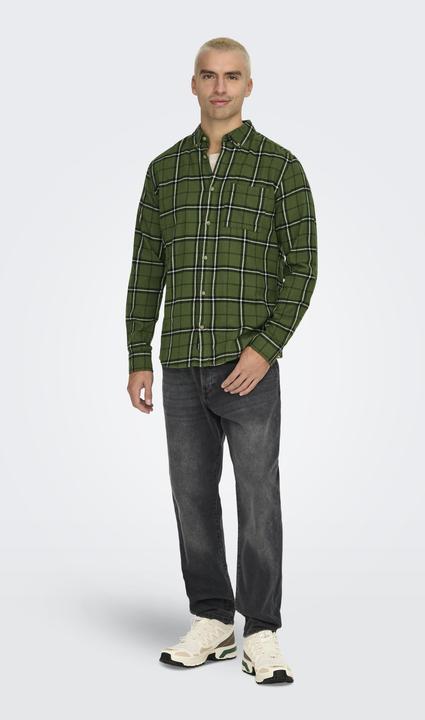 Produktbild Only & Sons Onsral Ls Slim Check Shirt (XS)