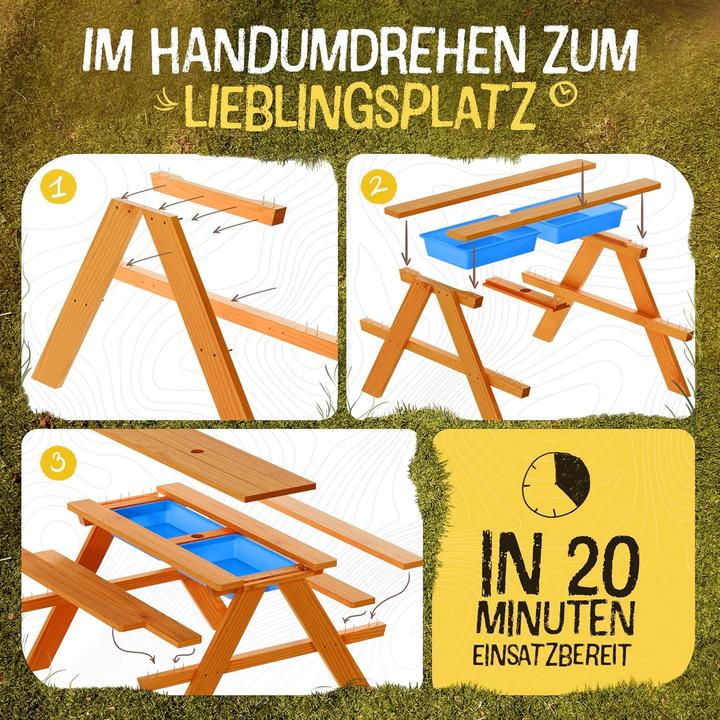 Image du produit Friedo Products 2in1 Kindersitzgruppe mit Matschtisch