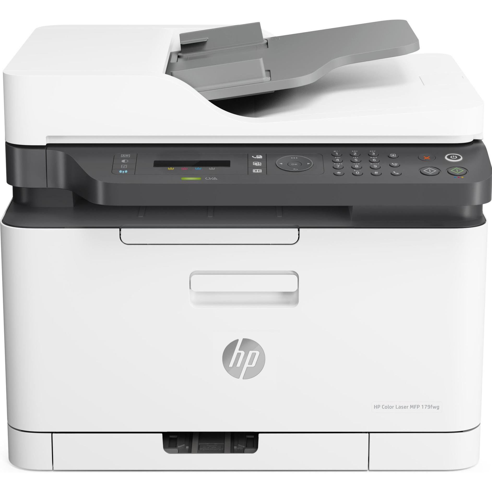 HP Color Laser MFP 179fwg (Laser, Farbe), Drucker, Grau, Weiss