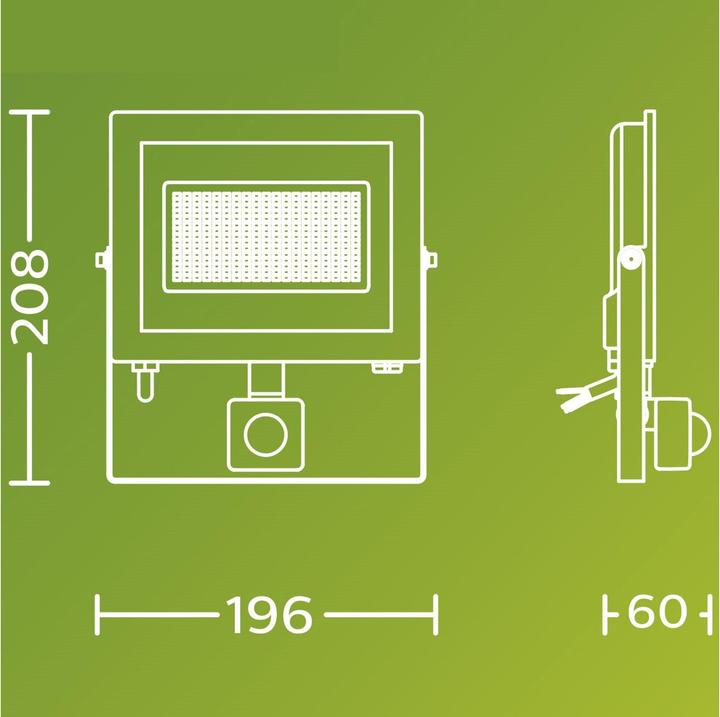 Produktbild Philips Outdoor Ultra-Efficient Flutlicht Lois (4450 lm, IP65)