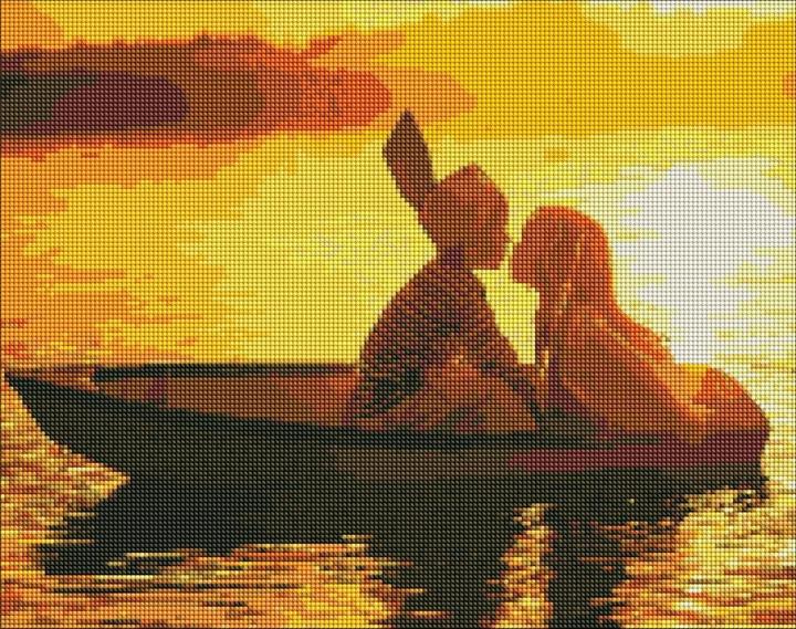 Actual product image Ideyka Diamond mosaic - First Mi x 40x50cm