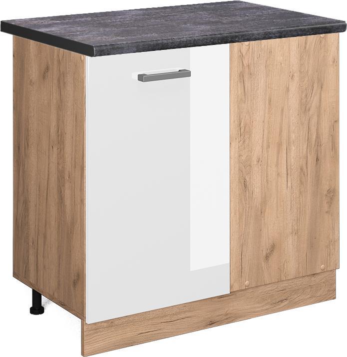 Anthrazit, Goldkraft Eiche, Weiss, Weiss Hochglanz