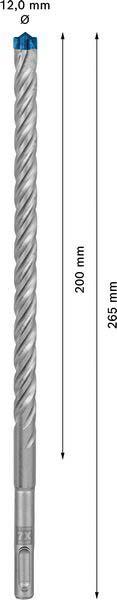 Produktbild Bosch Professional Zubehör EXPERT SDS plus-7X Hammerbohrer, 12 x 200 x 265 mm, 30-tlg. (12 Millimeter)