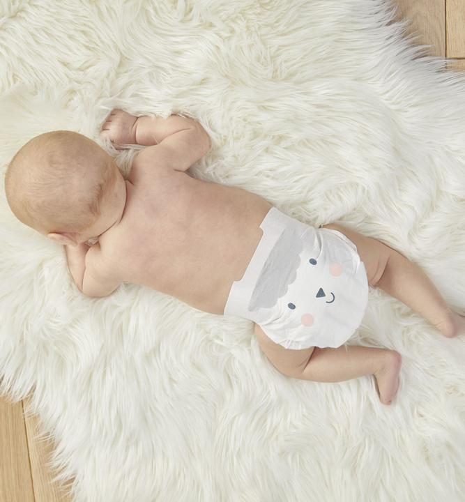 Actual product image Kit & Kin Nappies (Size 1, Pack, 40 Piece)