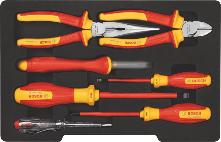 Image du produit Bosch Professional Combo Kit d'outils VDE mixtes, 7 pcs.