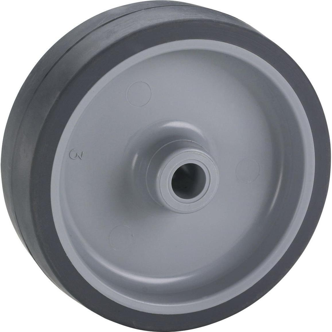 Dörner + Helmer, Möbelrollen, Rad TPE Kunststoff-Felge 125 mm 80 kg