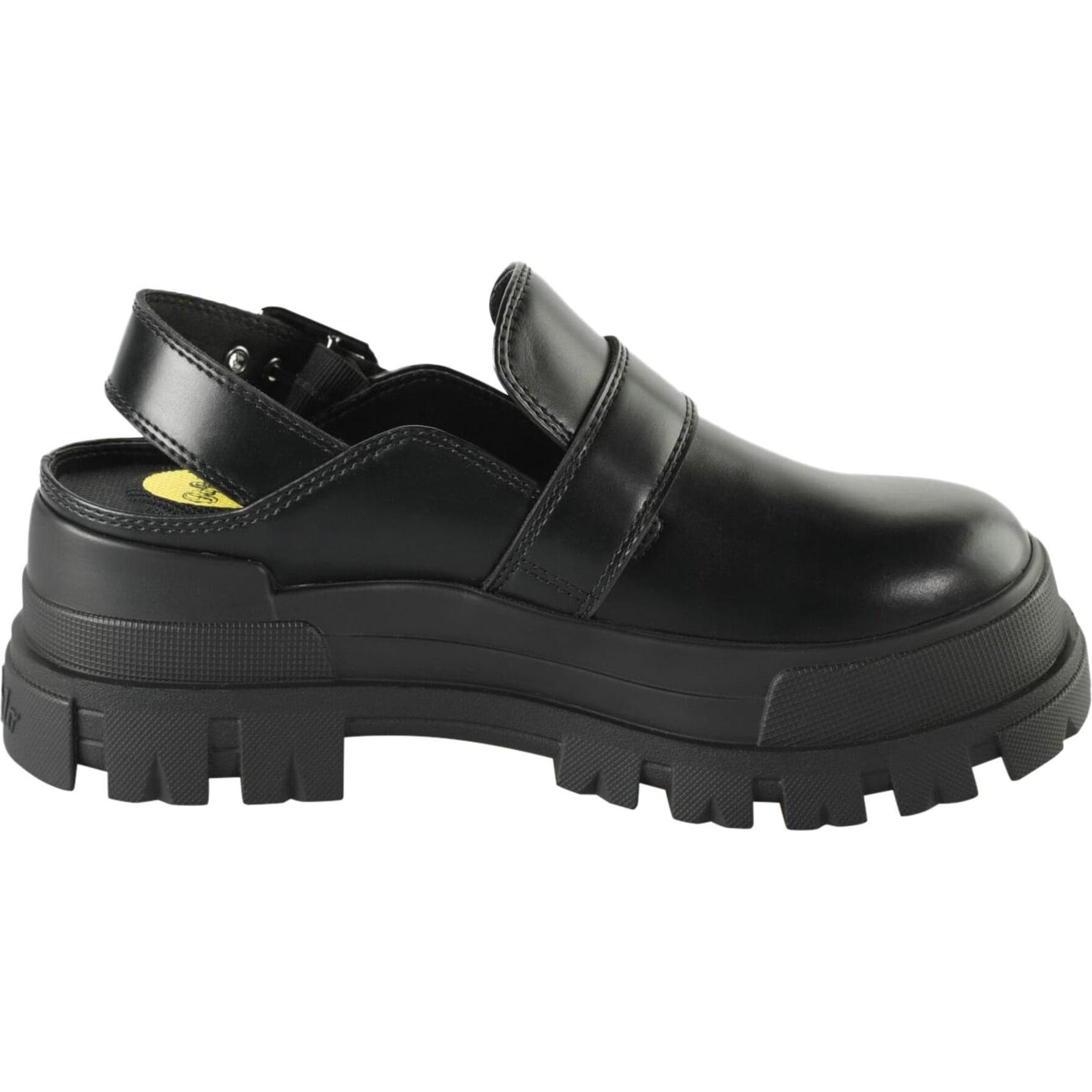 Buffalo, Damen, Hausschuhe, Aspah Clog Snd Vegan Box - 159611, Schwarz, (40)