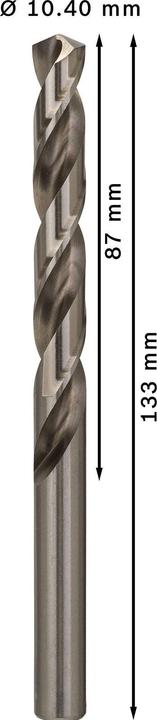 Actual product image Bosch Professional Zubehör PRO Metal HSS-G twist drill, 10.4 x 87 x 133 mm (10.4 mm)