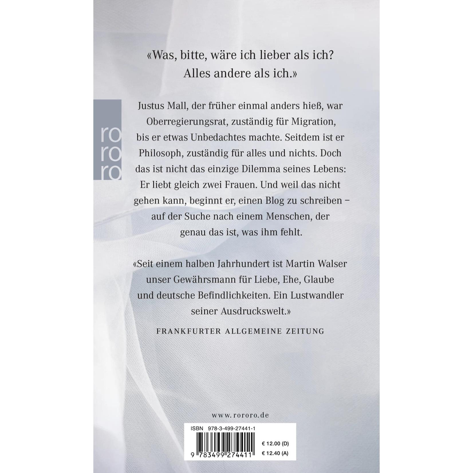 Gar alles oder Briefe an eine unbekannte Geliebte, Belletristik von Martin Walser