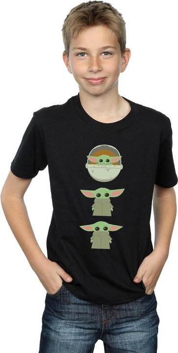 Actual product image Star Wars Boys The Mandalorian The Child Posing T-Shirt (104)