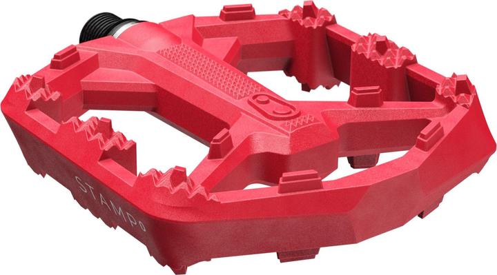 Produktbild Crankbrothers Stamp 0 Small Plattform-Pedal, bright red