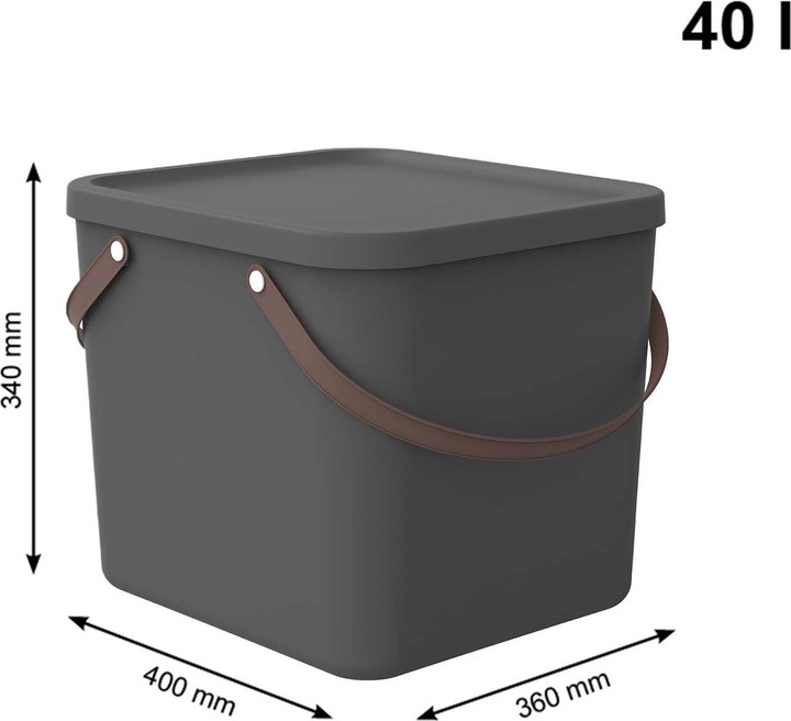 Immagine prodotto Rotho Set di 3 pezzi per il sistema di stoccaggio 40 l ALBULA (40 l)