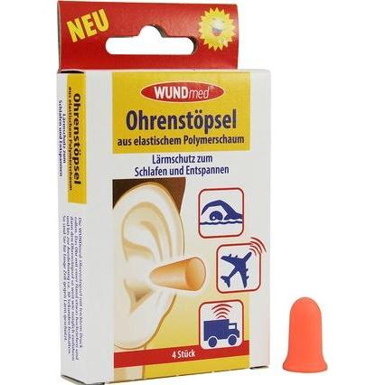 Wundmed, Gehörschutz, Ohrenstöpsel (4 x)