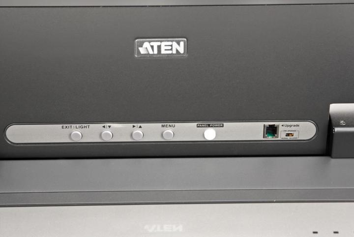 Actual product image Aten CL6700MW CH Single Rail 17.3" LCD Console (USB, HDMI / DVI / VGA) CH layout