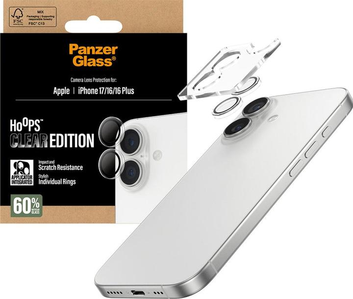 Actual product image PanzerGlass Hoops (1 pcs., Apple iPhone 17)