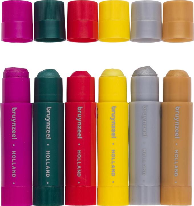 Bruynzeel Gouache Sticks Metallic, 6St. (6x)