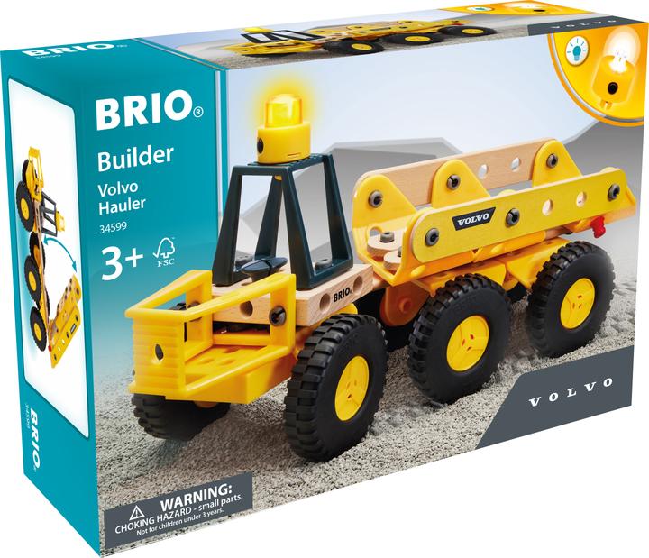 Actual product image Brio Builder Volvo Dump Truck 3J
