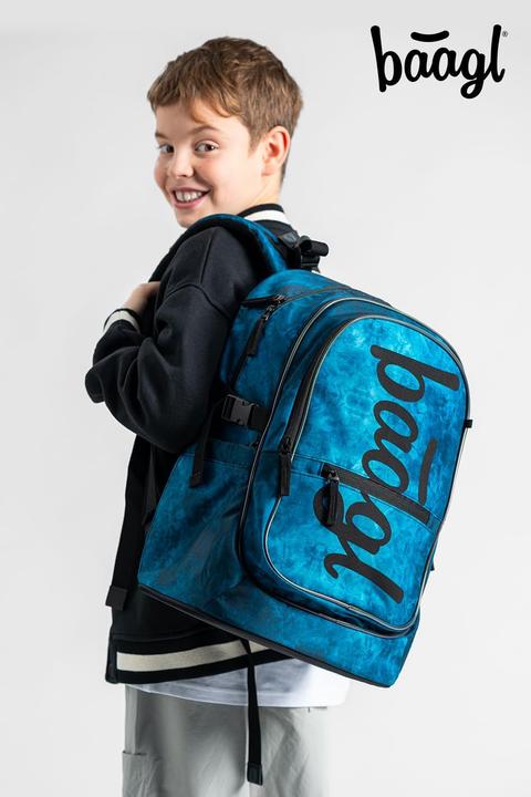 Produktbild Baagl SET 3 - Core Ocean Schulset / Rucksack / Federmäppchen / Tasche (25 l)